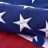 VORENUS American Flag 5x8 FT front view with embroidered stars