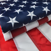 VORENUS American Flag 8x10 Ft front view with embroidered stars