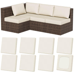 Vorshape 8Pcs Outdoor Cushion Covers beige front view