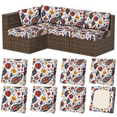 Vorshape 8Pcs Outdoor Cushion Covers in Art Paisley front view