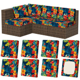 Vorshape 8Pcs Outdoor Cushion Covers in Big Flower design