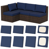 Vorshape Outdoor Cushion Cover Set of 8 Navy Blue