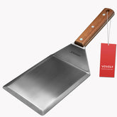 Vovoly Extra Wide Spatula front view with stainless steel blade