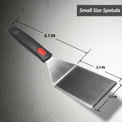 Vovoly Small Spatula on grill with burgers