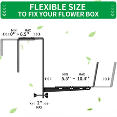 VOXOR planter box bracket installation on railing
