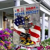 VOZUN 911 Never Forget Flag 3x5 Ft front view with vibrant colours