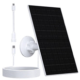 VUEBEE 7W Solar Panel front view with adjustable mount