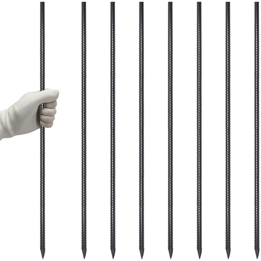 VVOKGO 36 inch Straight Rebar Stake front view