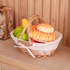 VW Vintiquewise wicker picnic basket with handles
