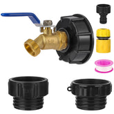 VYH IBC Tote Hose Adapter with three sizes and brass connector