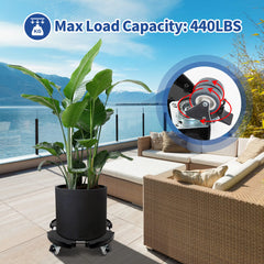W B D WEIBIDA Plant Caddy adjustable base close-up