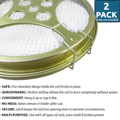 W4W Mosquito Coil Holder set of 2 in packaging