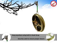 W4W Mosquito Coil Holder with mosquito coil installed