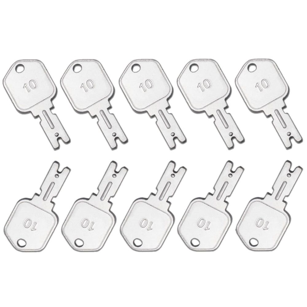 WAHLIN PARTS 10Pcs 166 ignition keys with key ring