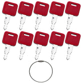 WAHLIN PARTS H800 ignition keys front view with key ring