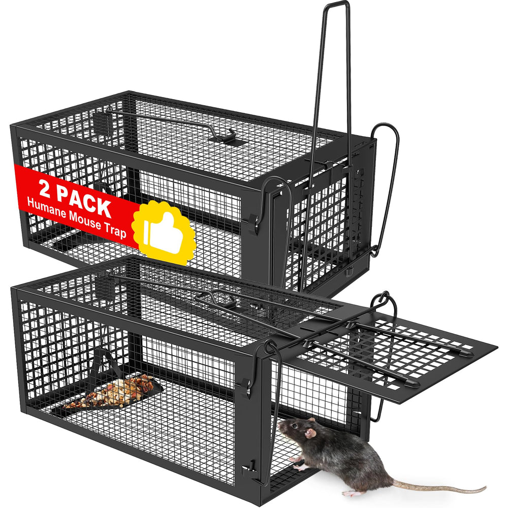 Wanqueen 2 Pack Humane Mouse Trap front view