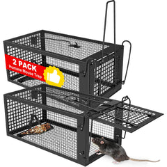 Wanqueen 2 Pack Humane Mouse Trap front view