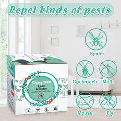 Wanqueen Spider Repellent Pouches displayed in a corner