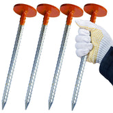 WANSRUYI Rebar Survey Marker Stake 12-inch orange front view