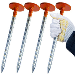 WANSRUYI Rebar Survey Marker Stake 12-inch orange front view