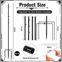 Watayo metal skeleton mounting kit components