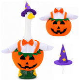 Watayo Pumpkin Goose Outfits front view with purple witch's hat