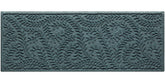 WaterHog Boxwood Door Mat front view in Bluestone