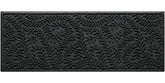 WaterHog Boxwood Front Door Mat charcoal colour front view