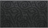 WaterHog Boxwood Front Door Mat charcoal front view