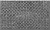 WaterHog Cordova Doormat 35"x59" Medium Grey front view
