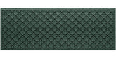 WaterHog Cordova Front Door Mat front view, evergreen colour