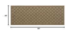 WaterHog Cordova Mat camel colour side view