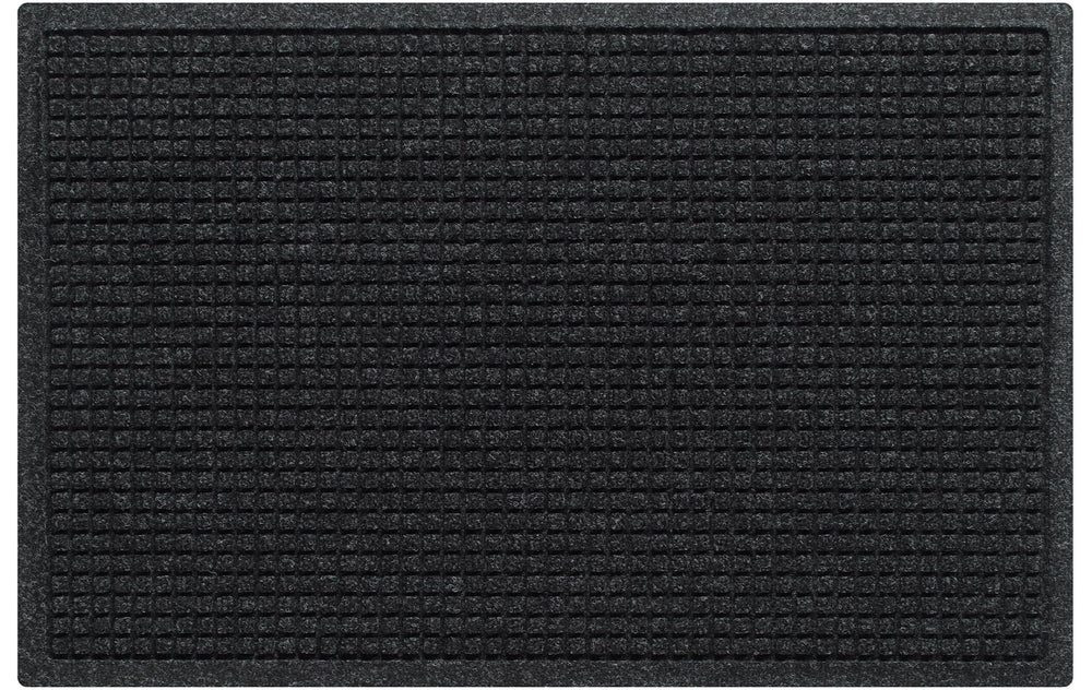 WaterHog doormat front view showing charcoal colour