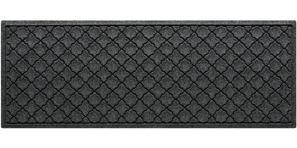 WaterHog Front Door Mat charcoal model front view