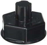 Waterway 602-5321B black drain screen cap front view
