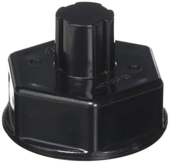 Waterway 602-5321B black drain screen cap front view