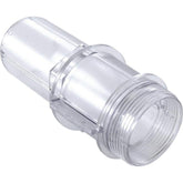 Waterway Clearwater Sand Filter Waste Port Adapter front view, black