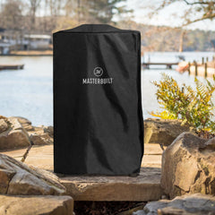 Weather-resistant Masterbuilt smoker cover side view