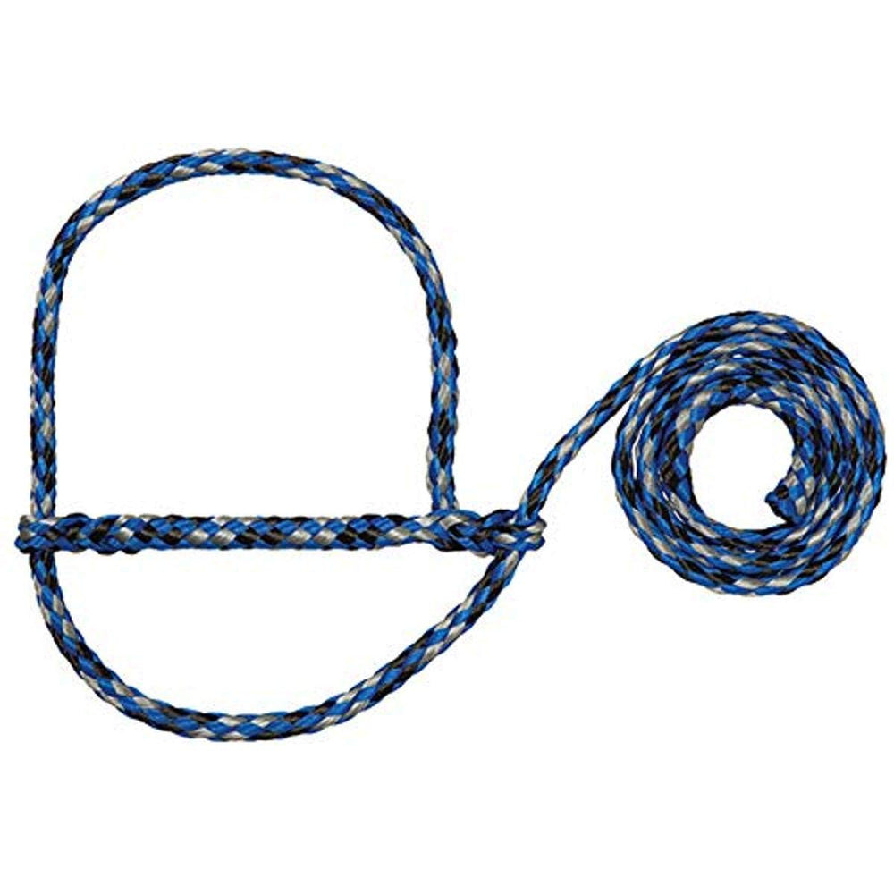 Weaver Livestock Poly Rope Sheep Halter in blue and black