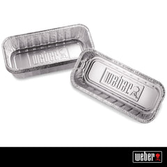 Weber Aluminum Drip Pan placed in grill grease tray