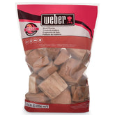 Weber Cherry Wood Chunks 4 lb bag front view