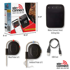 Weber Connect Smart Grilling Hub in outdoor grilling setup