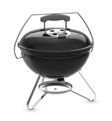 Weber Smokey Joe 14-Inch Portable Charcoal Grill ash catcher for easy cleanup