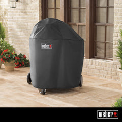 Weber Summit Kamado Grill Cover, dimensions 34" L x 35.8" W x 43" H