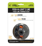WEED WARRIOR Push-N-Load 2-Line Trimmer Head front view