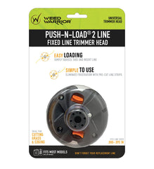 WEED WARRIOR Push-N-Load 2-Line Trimmer Head front view