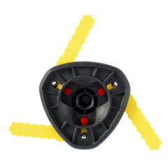 WEED WARRIOR Push-N-Load 3-Blade Trimmer Head black and yellow