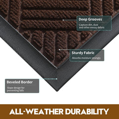 WELDUN Front Door Mat in an entryway