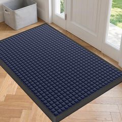WELDUN Front Door Mat Navy front view