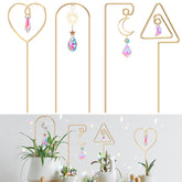 WellSign Small Trellis front view with crystal SunCatcher